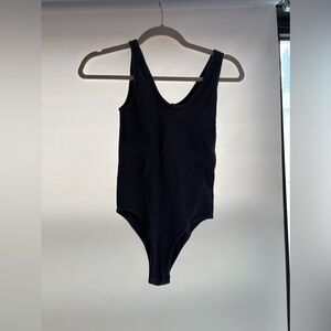 Bluish grayRibbed Bodysuit